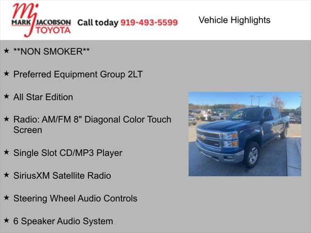 2015 chevrolet silverado 1500 2lt