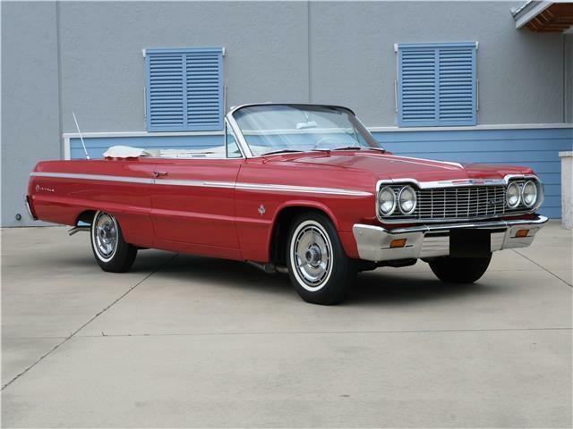 1964 chevrolet impala 409 factory correct ember red exterior