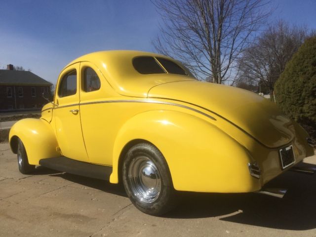 1940 ford deluxe coupe opera business hotrod