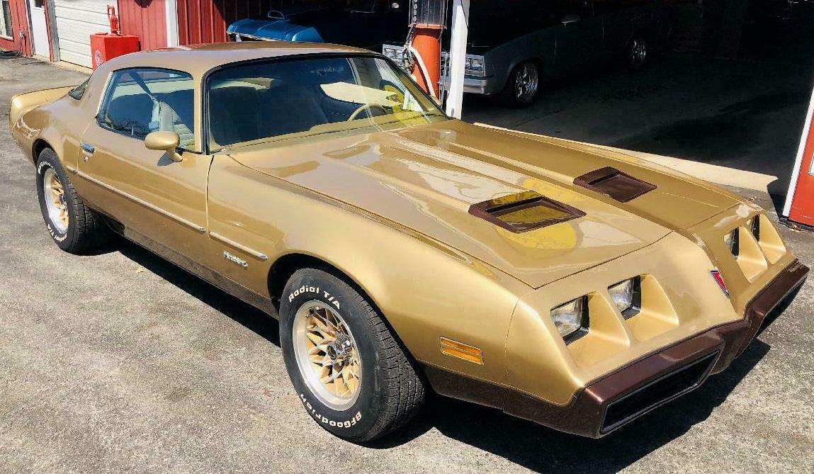 1979 pontiac firebird 2dr gold coupe formula 46051 miles
