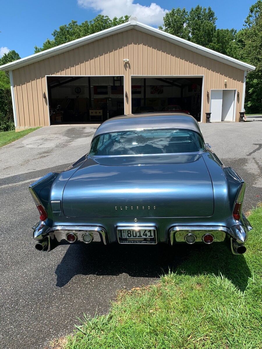 1958 cadillac eldorado sedan blue rwd automatic