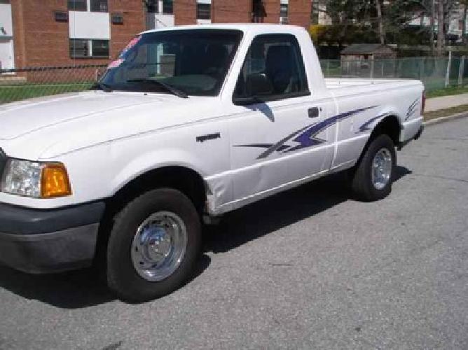 2004 ford ranger reg cab 2.3l white, 34,964 mi, driver air bag in harrison, ny