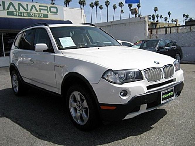 08 bmw x3 4wd white in los angeles, ca