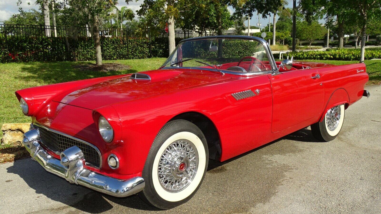 1955 ford thunderbird classic hard top 109000 miles