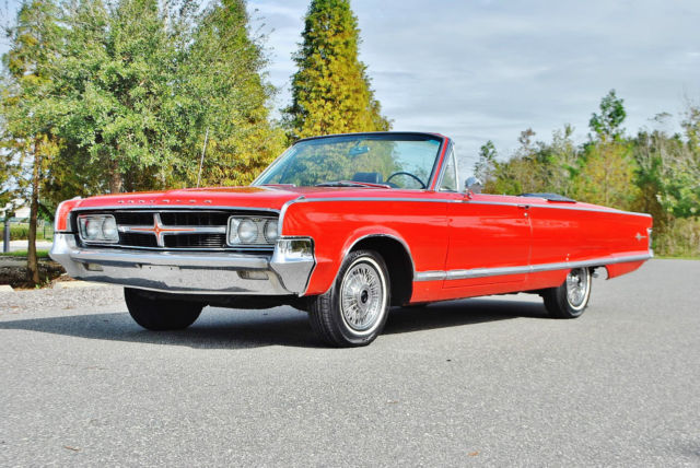 stunning 65 chrysler 300 convertible beautiful bright red classic sweet classic