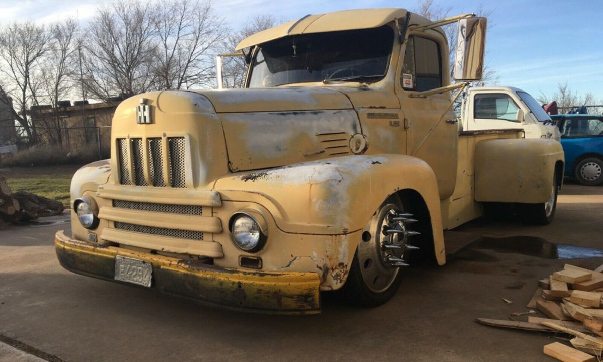 1956 international r190 has 2005 chev dually drivetrain vortec ls rat rod patina