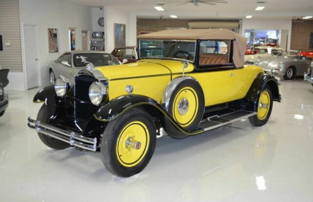 1930 packard model 733 convertible coupe 48 miles black manual