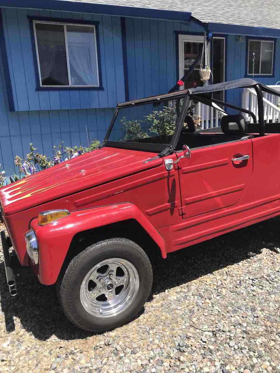 1974 volkswagen thing red rwd manual