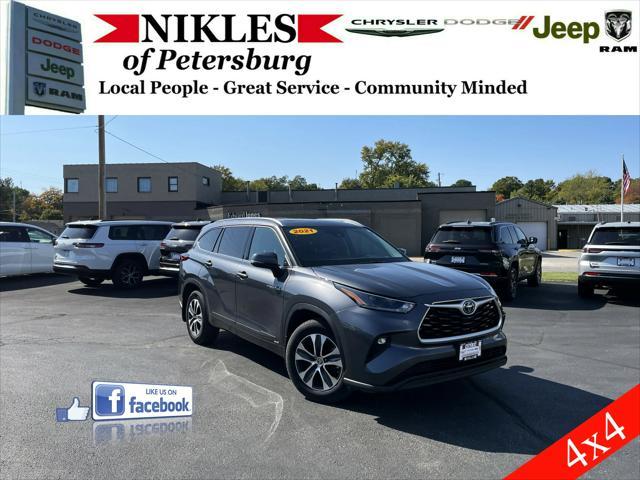 2021 toyota highlander hybrid xle