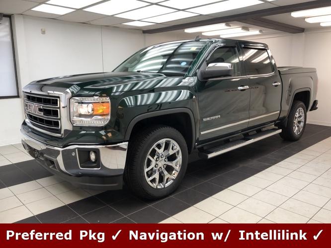 used 2014 gmc sierra 1500 4x4 crew cab slt w/ z71 charlotte, nc 28212 for sale in charlotte, north carolina