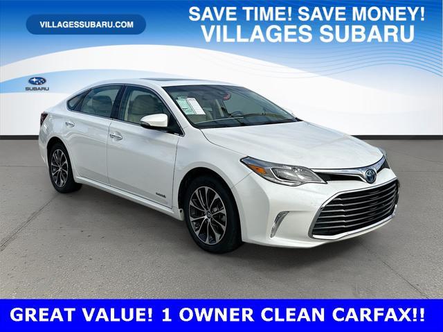 2018 toyota avalon hybrid xle premium
