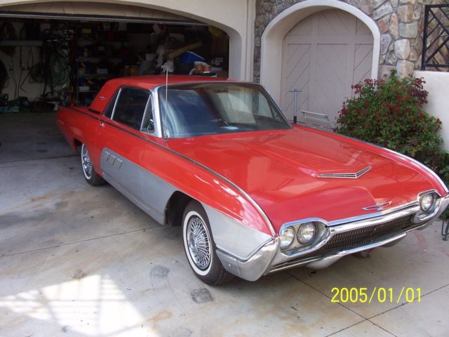 1963 thunderbird no rust thru solid body garaged fantastic paint runs excellent