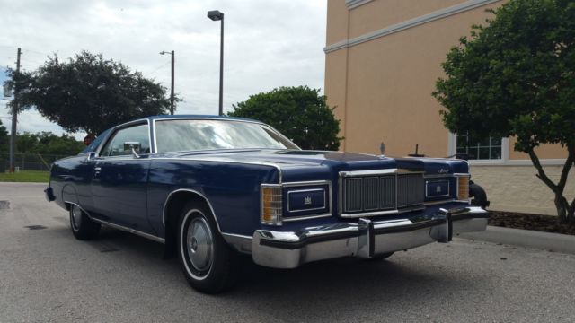 1977 mercury marquis brougham 2 door hardtop immaculate florida no reserve!!