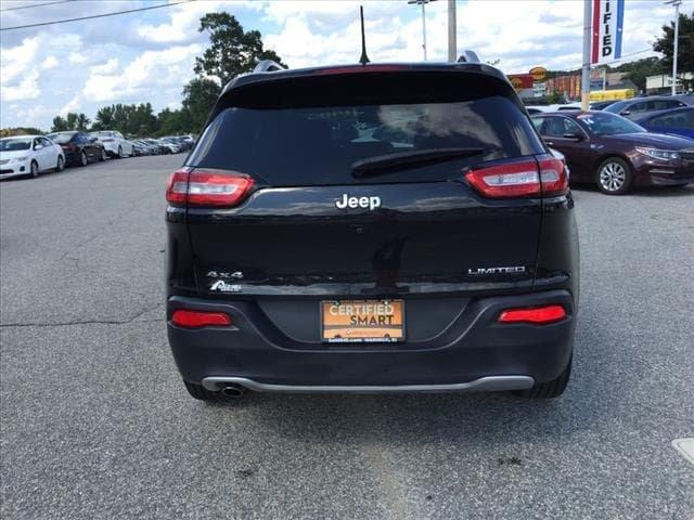 certified 2016 jeep cherokee 4wd limited warwick, ri 02886 for sale in warwick, rhode island