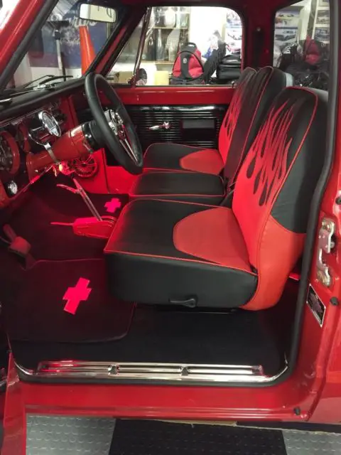 1968 chvrolet c-10 pickup, 100 miles on body off frame restoration,502 bb,custom