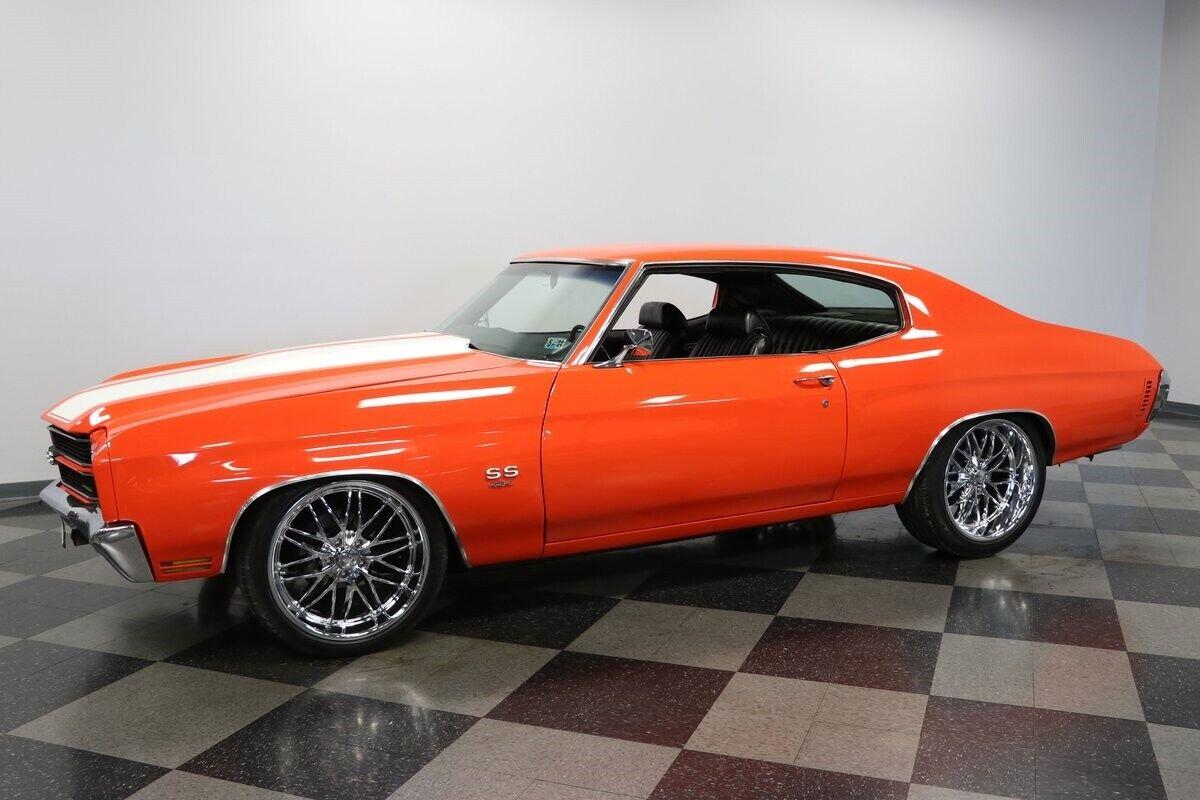 1970 chevrolet chevelle ss hugger orange 56985 miles