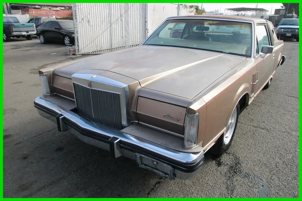 1982 lincoln continental mark vi signature coupe automatic 8 cylinder no reserve