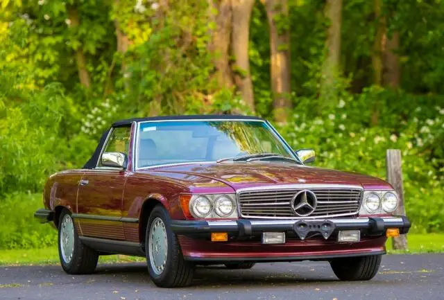 1989 mercedes benz 560sl 560 sl super low 35k mi soft hard top rare collectible!