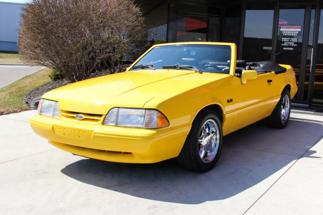southern car! 1 of 1503! fox body convertible! 5.0l v8 engine, t-5 manual trans!