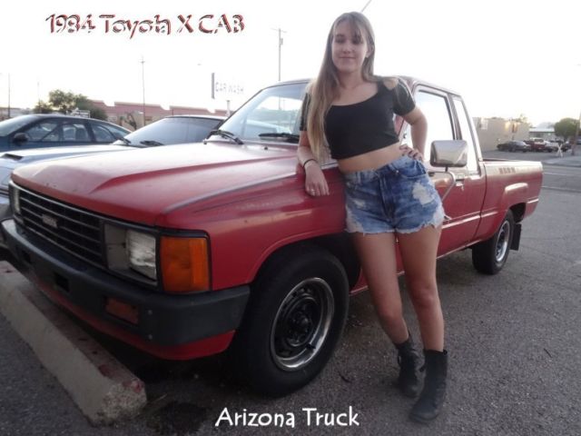 1984 toyota mini truck pickup sr5 x cab extra cab 5spd ac rust free az truck