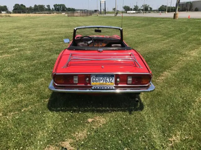 1973 triumph spitfire, red with 35,369 miles available now!