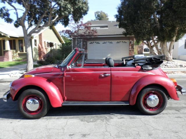 1978 volkswagen beetle convertible - local california car