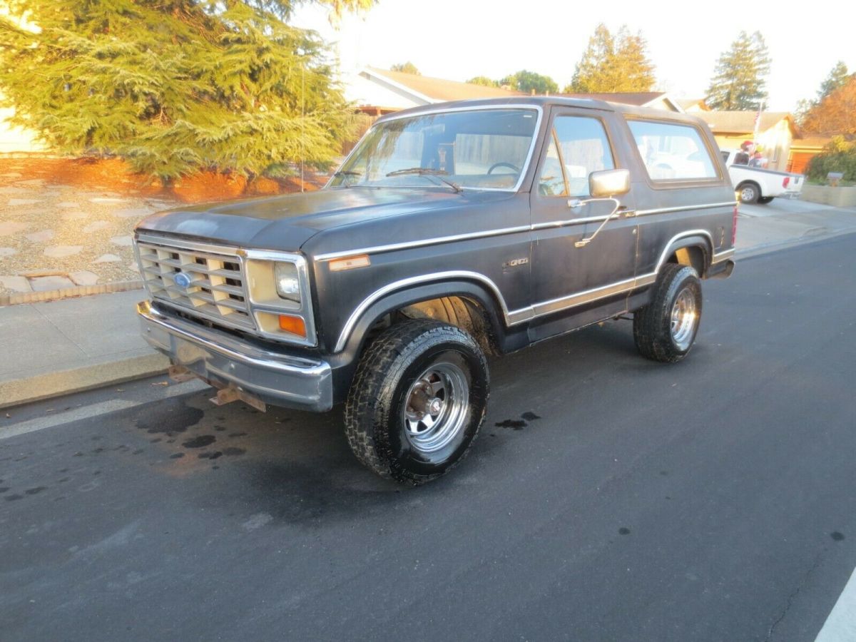 84 1984 ford bronco from california, no body rust, 302, automatic project truck