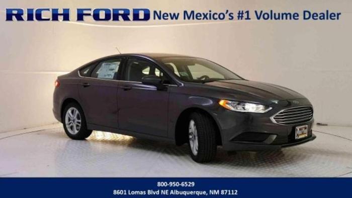 2018 ford fusion se se 4dr sedan for sale in albuquerque, new mexico