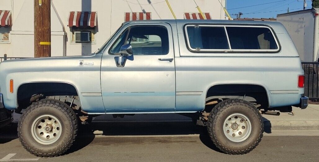 1977 chevrolet blazer k5 suv blue