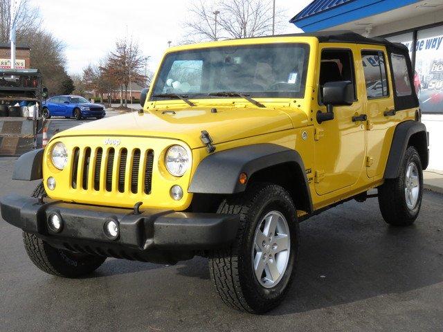 used 2015 jeep wrangler 4wd unlimited sport spartanburg, sc 29301 for sale in spartanburg, south carolina