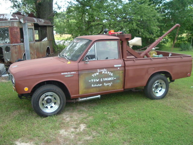 1969 datsun truck--little-tow-mater--project--rat rod