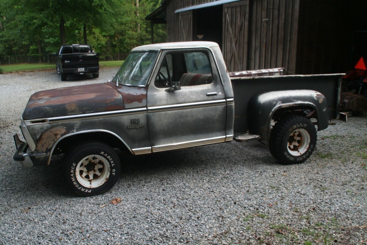 1976 ford f100 flare side short bed factory 390 big block. 88k miles