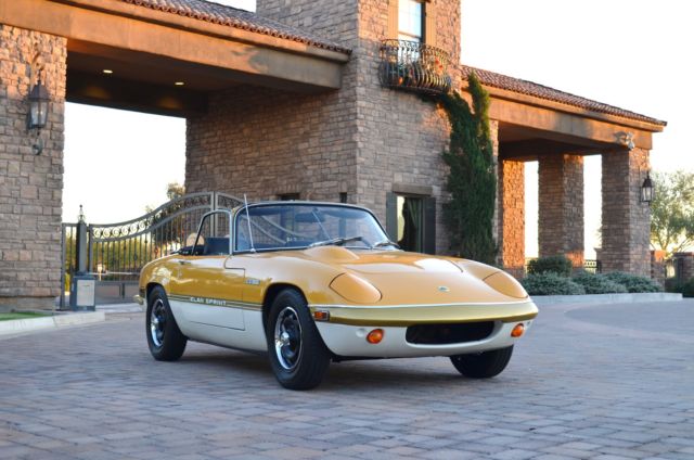 1972 lotus elan sprint roadster original documented car from new all books tools