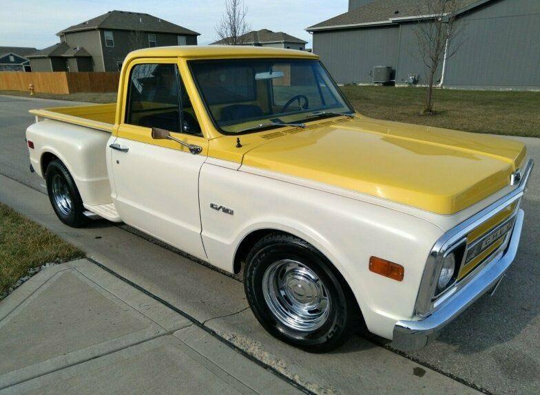 1970 chevrolet c-10 restored c10 shortbed stepside 350v8 ps pb