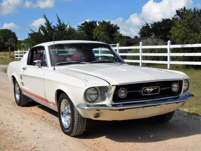 1967 ford mustang gt fastback, 4 spd, a-code, deluxe interior, no reserve
