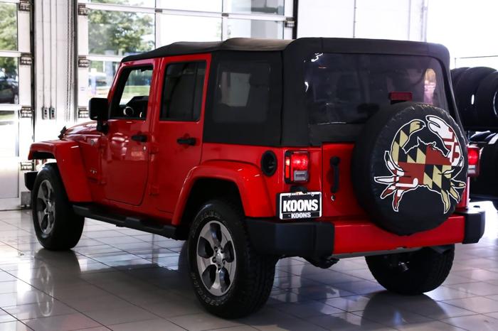 used 2017 jeep wrangler unlimited sahara white marsh, md 21162 for sale in white marsh, maryland