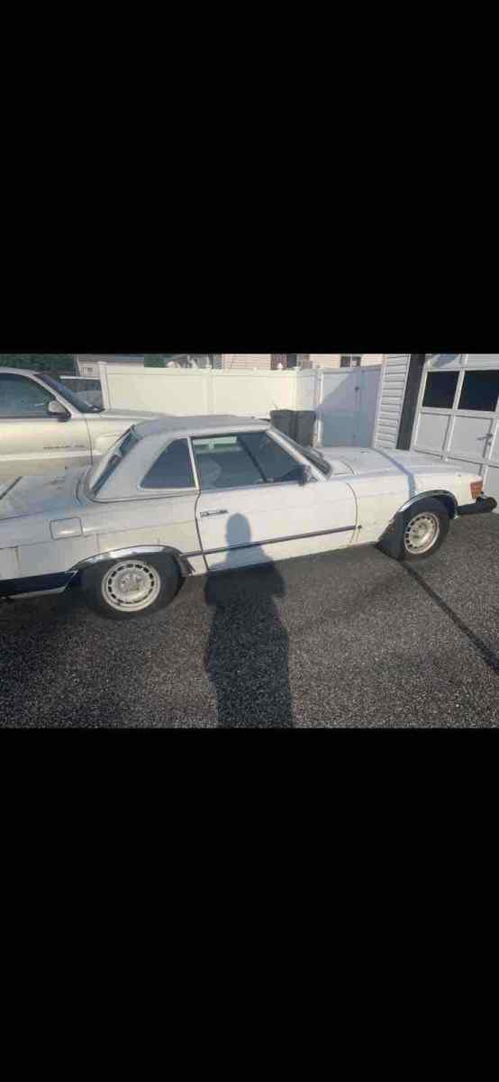 1977 mercedes-benz sl convertible white rwd automatic unknown