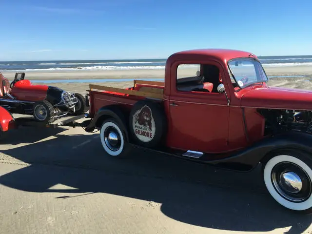1936 ford pickup truck vintage hotrod race of gentlemen merc flathead