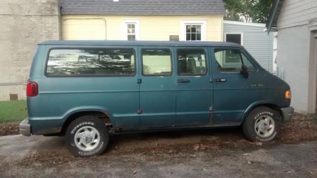 dodge ram b150 huge cargo utility painting scrapping hauling van