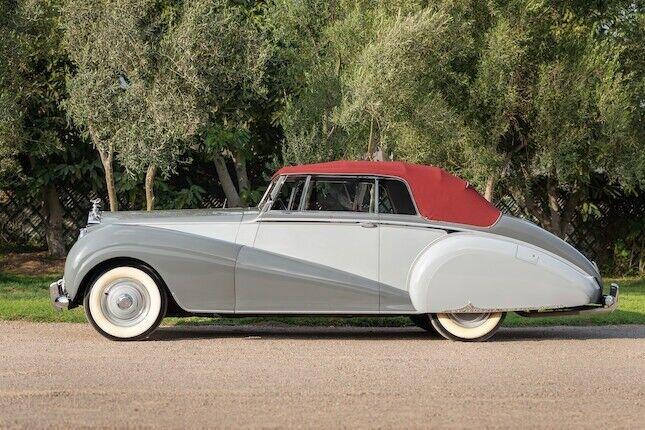 1954 rolls royce silver dawn drophead coupe convertible top
