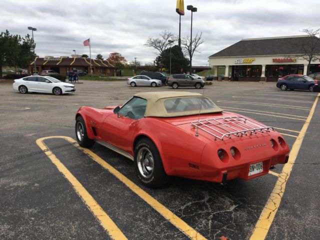 corvette stingray roadster......350