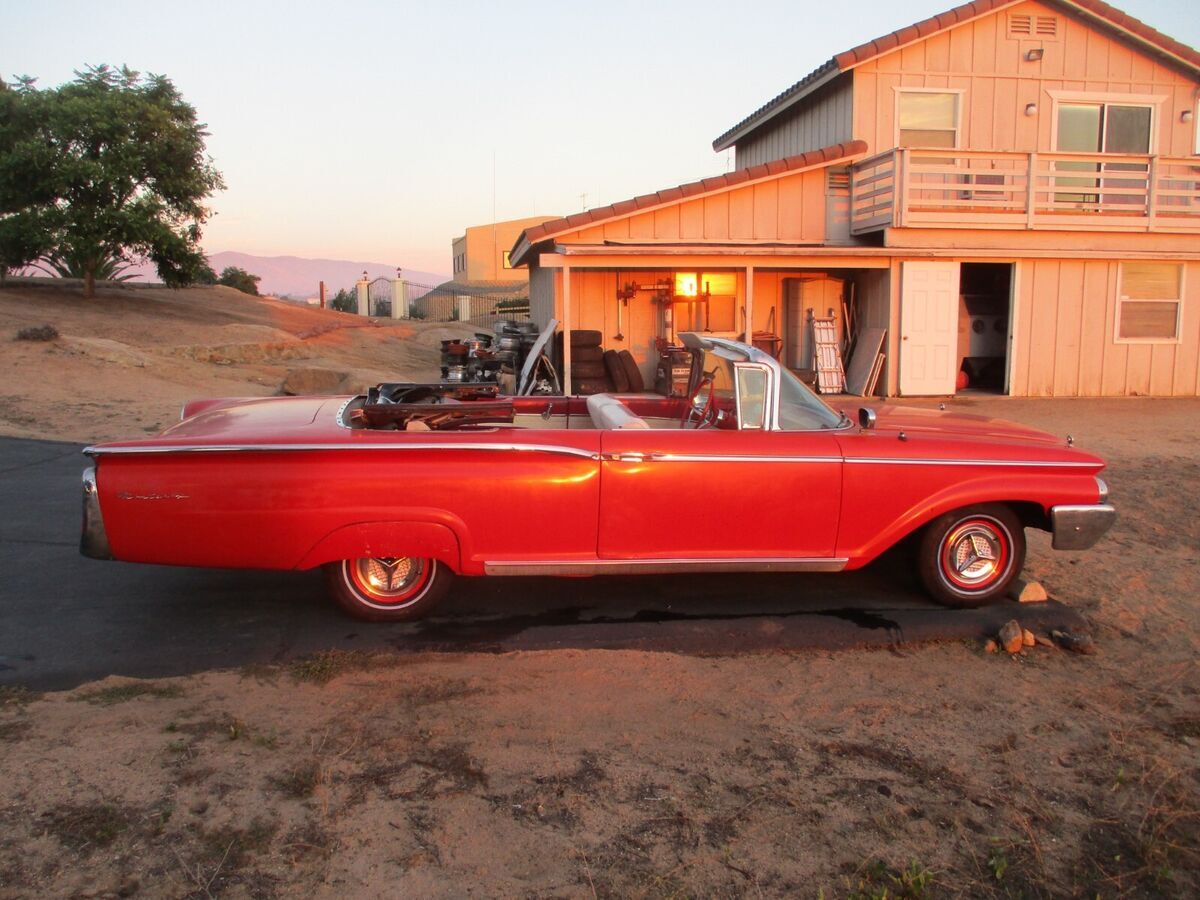 1960 mercury monterey convertible california barn find !! great project car !