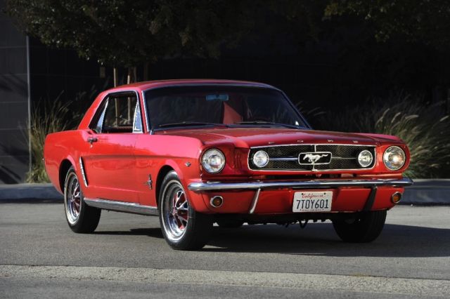 1965 ford mustang coupe, 289 3 speed, gt, a/c, ps, pb, pony interior, console