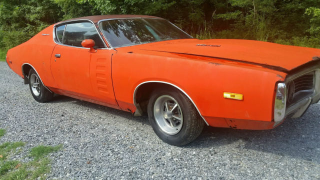 1972 dodge charger rallye - original survivor !!!needs complete restoration!!!