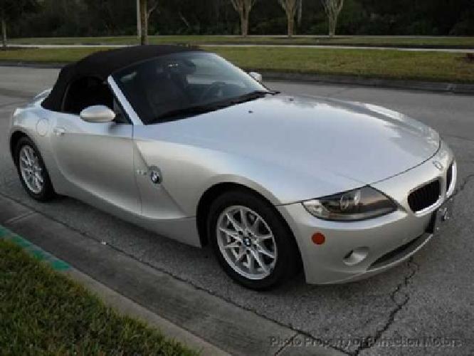 used 2005 bmw z4 2.5i convertible, 94,000 miles in orlando, fl