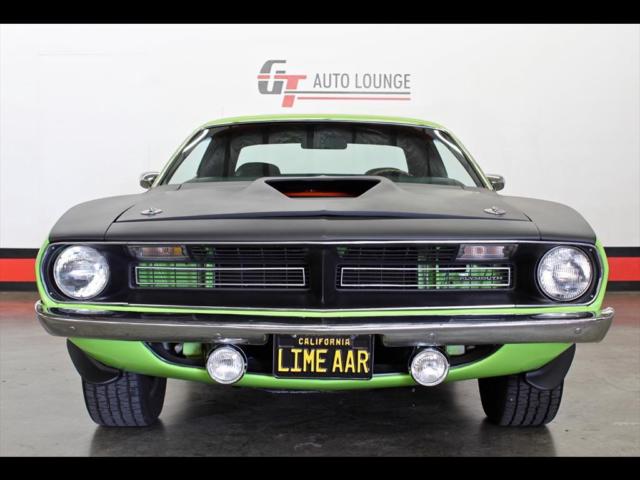 cuda aar limelight fj5 4 speed manual barracuda 340 six pack mopar 440 426 hemi