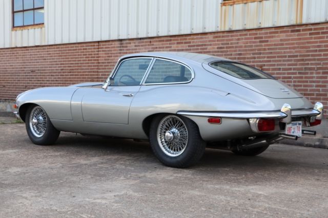 1969 e-type coupe, silver/black, fully original condition, never restored