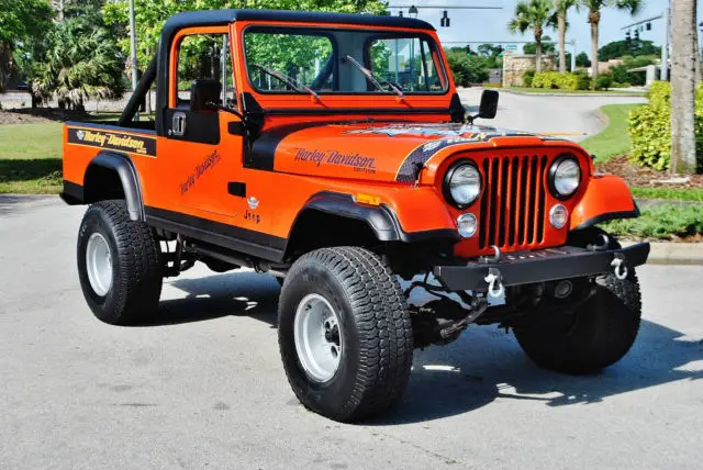 1984 jeep cj scrambler v-8 harley davidson edition rebuilt 360 v-8 new carb wow