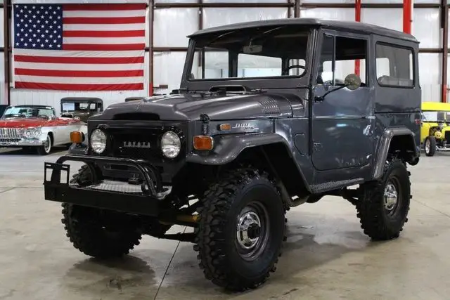 1971 toyota land cruiser fj-40 21500 miles gray suv v8 manual