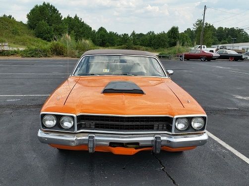 1974 plymouth satellite sebring 94039 miles orange